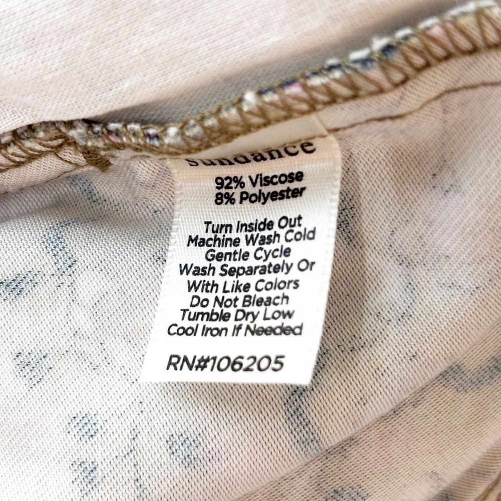 Sundance Lounge Pants Size XL Floral Drawstring Waist Relaxed Fit Casual - Picture 8 of 9